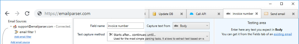 Saving emails to excel