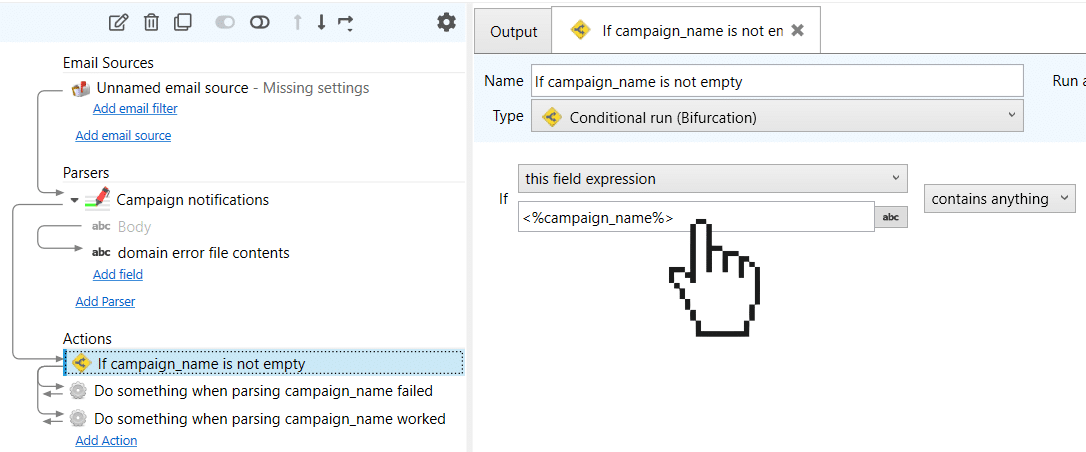 Detecting when a parsing error happens